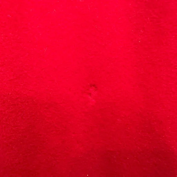 Elegant Vintage Red Wool Coat with removable cape/scarf - Picture 6 of 13